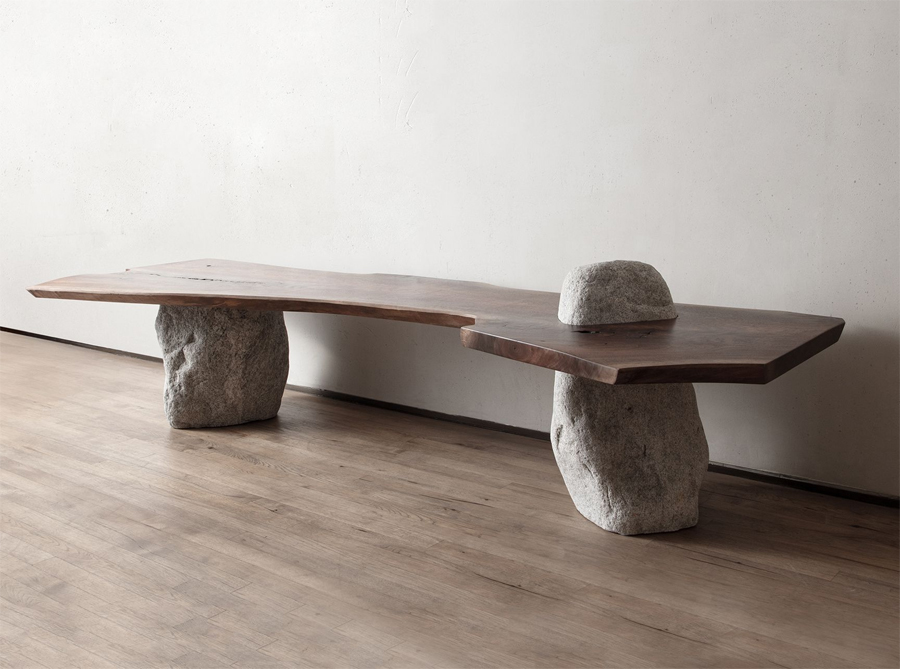 The Wabi-Sabi Philosophy Based Ethan Stebbins' Art Furniture