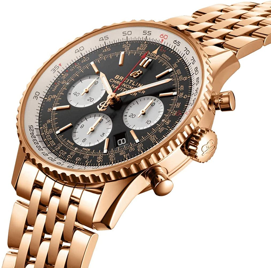 Breitling Navitimer 1 B01 Gold Chronograph