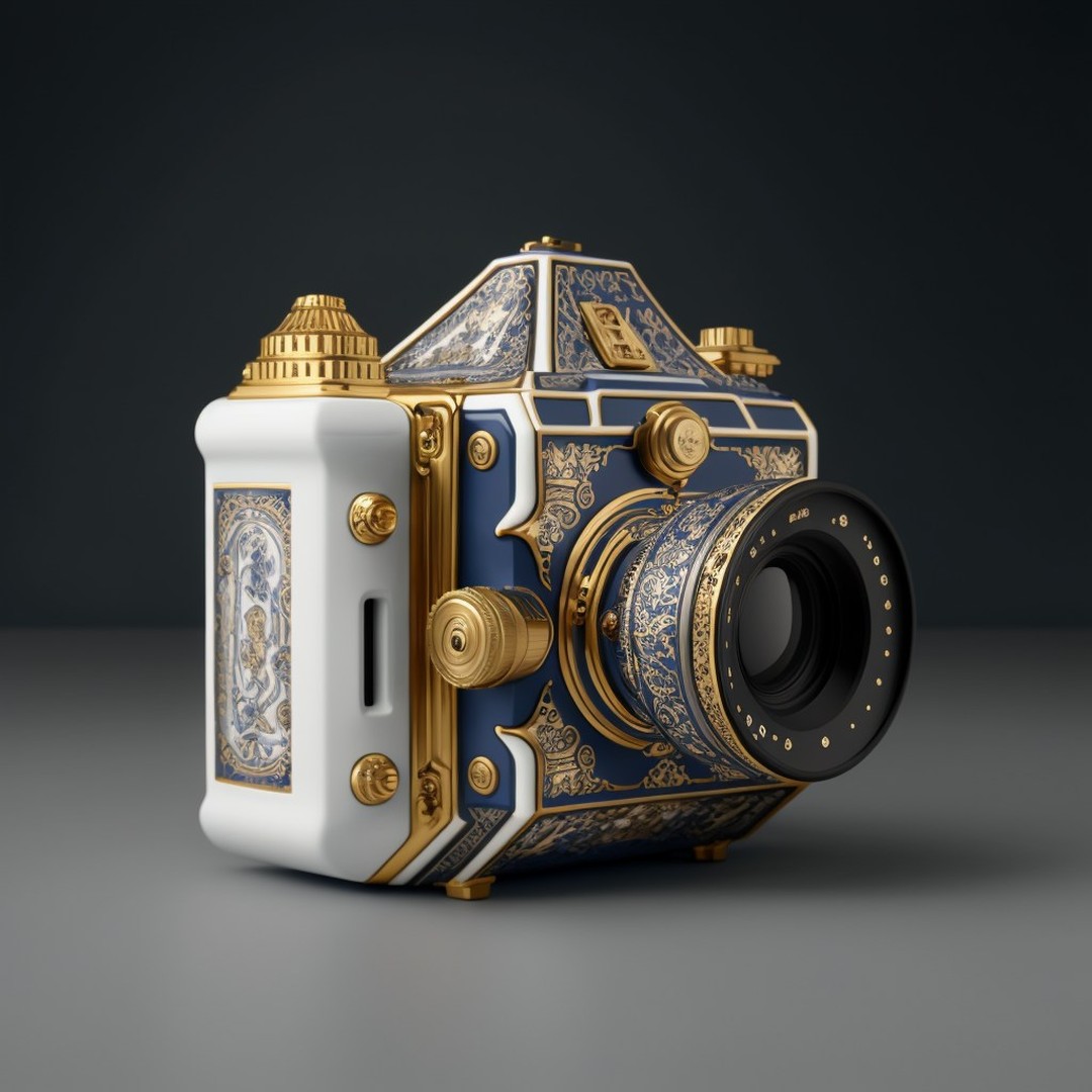 Mathieu Stern's AI-Generated Porcelain Cameras