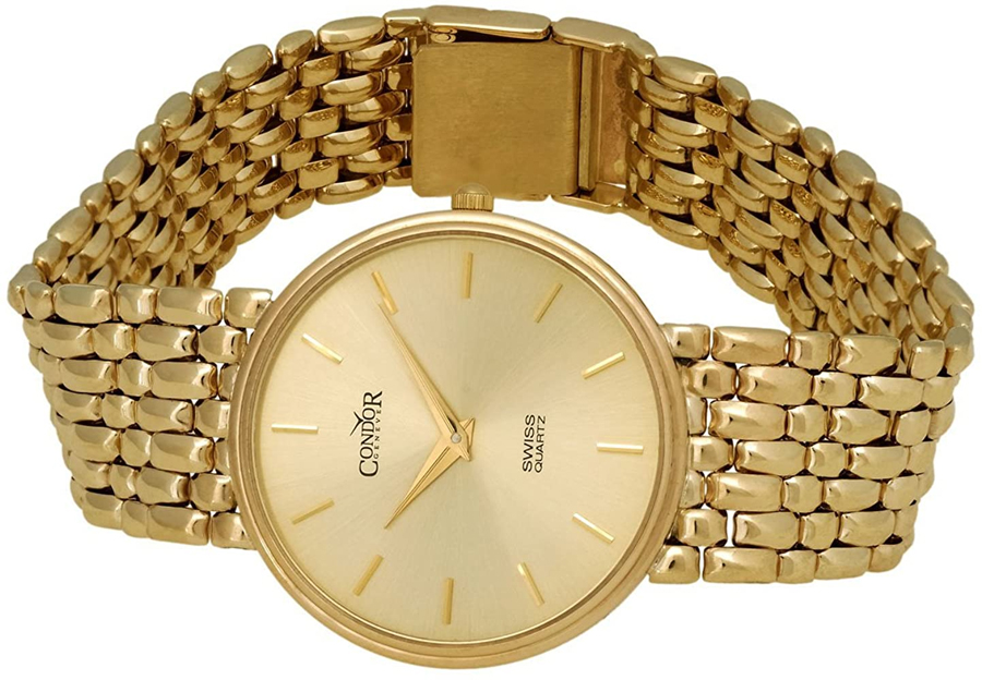 Condor 14kt Gold Quartz Men's Watch (GS21001)