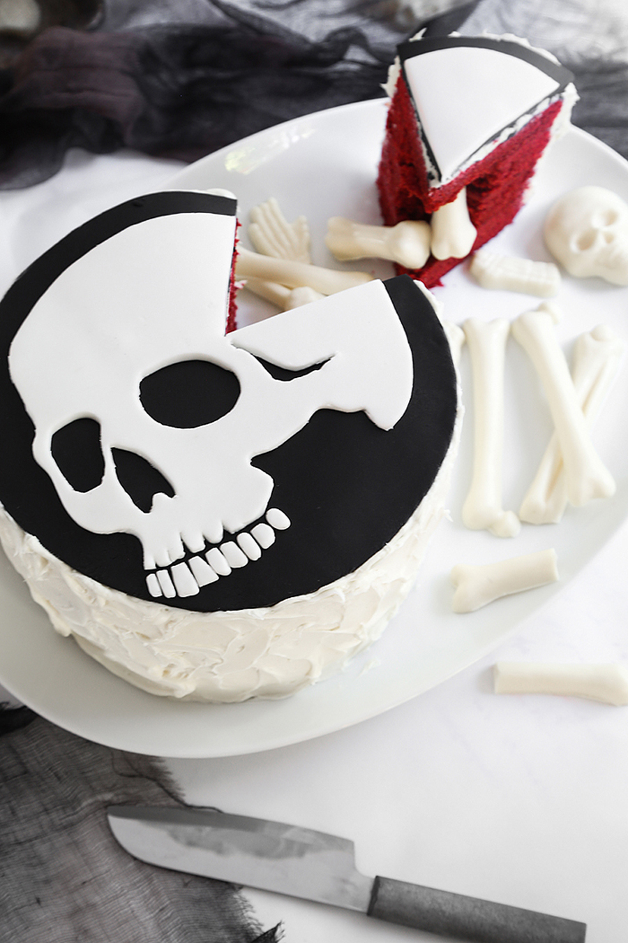 Skeleton Pinata Cake