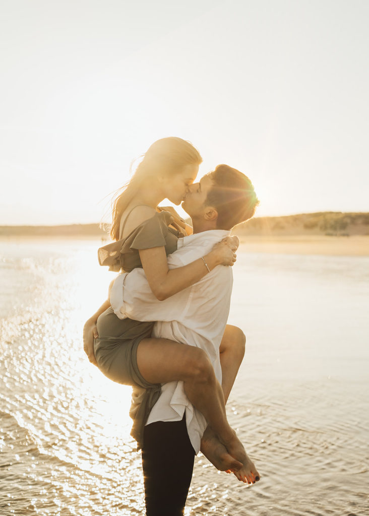 couple photos on the beach