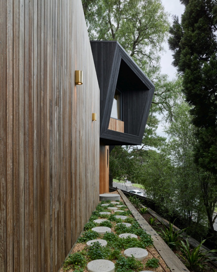 a small passive house built around a tree 006