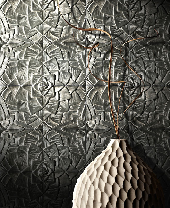 artistic wall tiles lotus