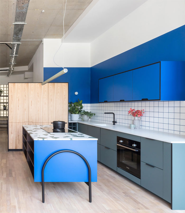 blue kitchen cabinets holte 9