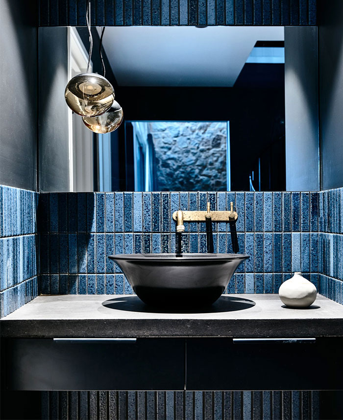 denim color bathroom ceramic tile