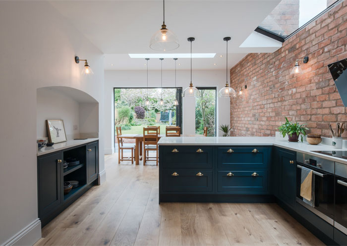 exposed brick kitchen 6