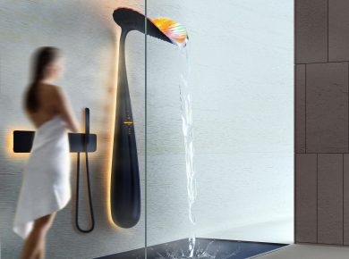 Award-Winning Leaf-Like 'Ora Shower' Panel