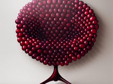 AI-generated Furniture by Frank Jacobus Mixes Fruits and Chairs