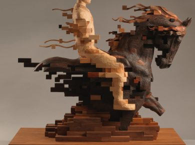 Fragmented Figurative Sculptures by Han Hsu-Tung