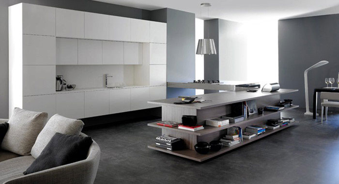 glossy-white-kitchen