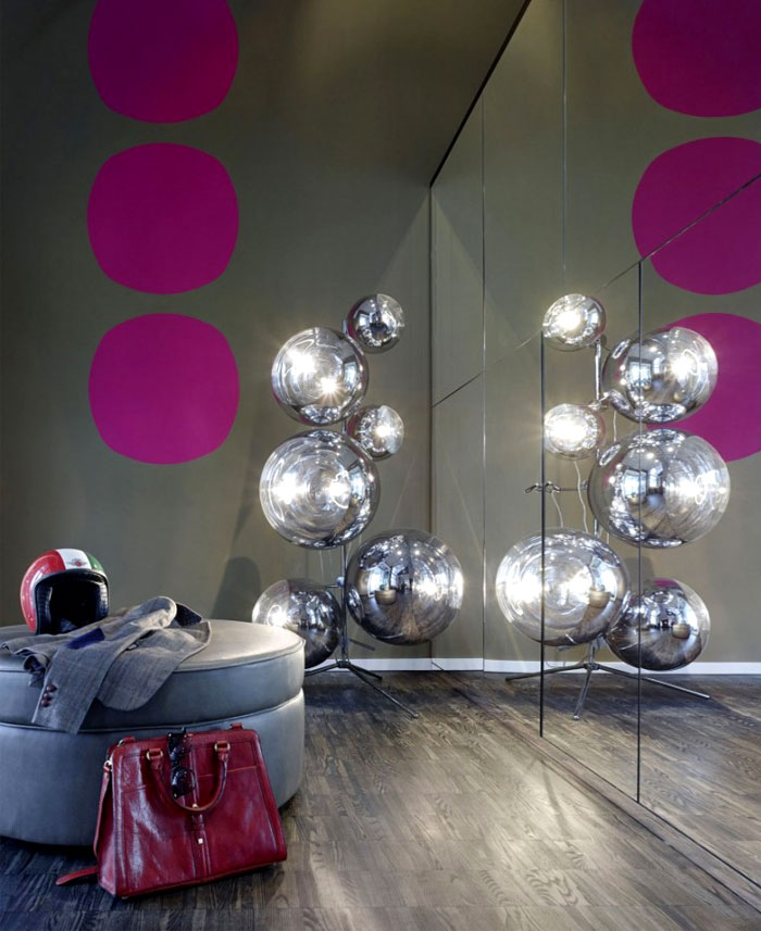 mirrored-wall-reflecting-tom-dixon-mirror-ball