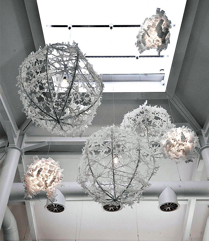 modern textile lighting