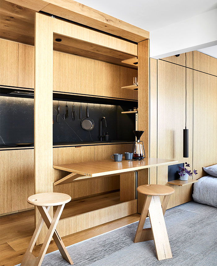 multifunctional design apartment 35 square meter 3