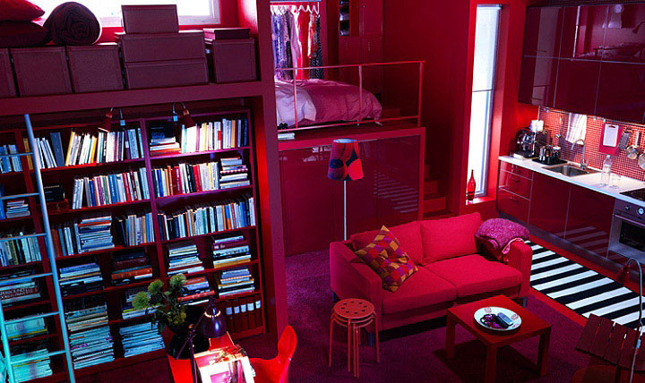 red-color-interior