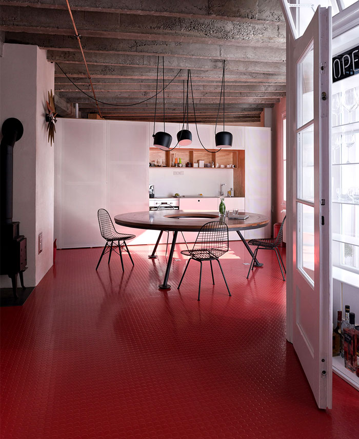 rubber-red-flooring-kitchen