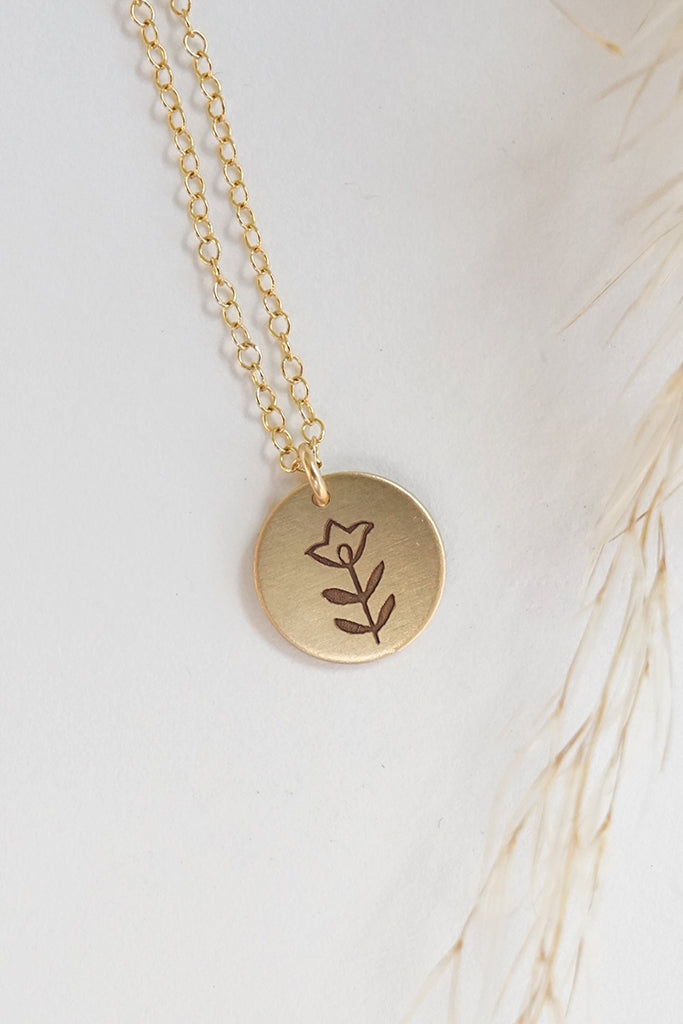 Solly Baby x LEILA Stem Disc Necklace
